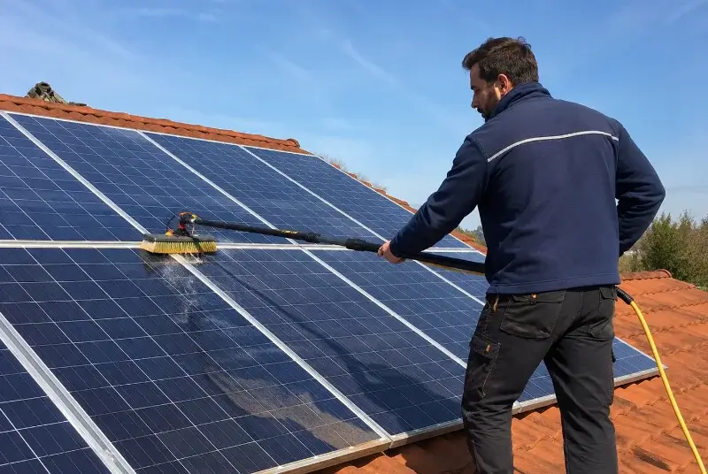 Nettoyage et entretien de panneaux solaires à Paimbœuf