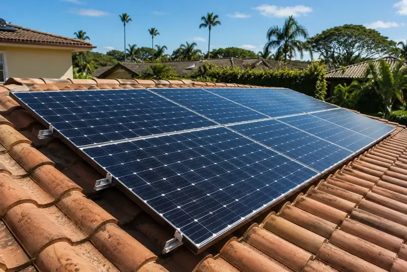 Installation de panneaux solaires à Paimbœuf